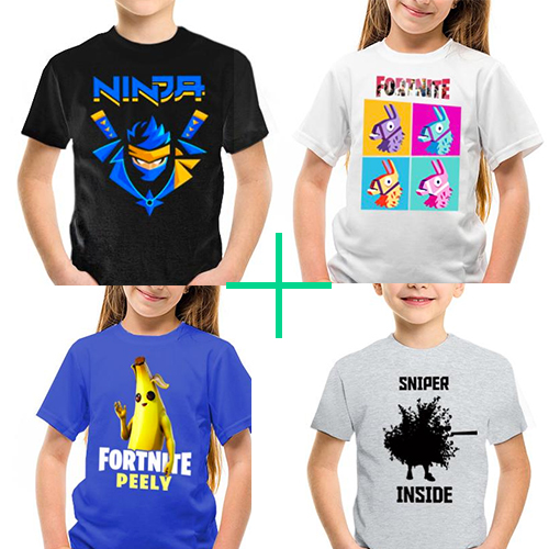 Camisetas fortnite para niños, niñas, chicas, chicos